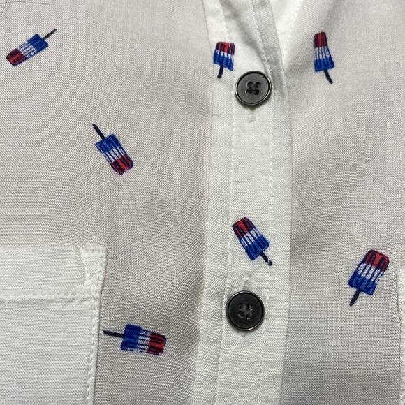 RED, white, blue popsicle print - Picture 6 of 9